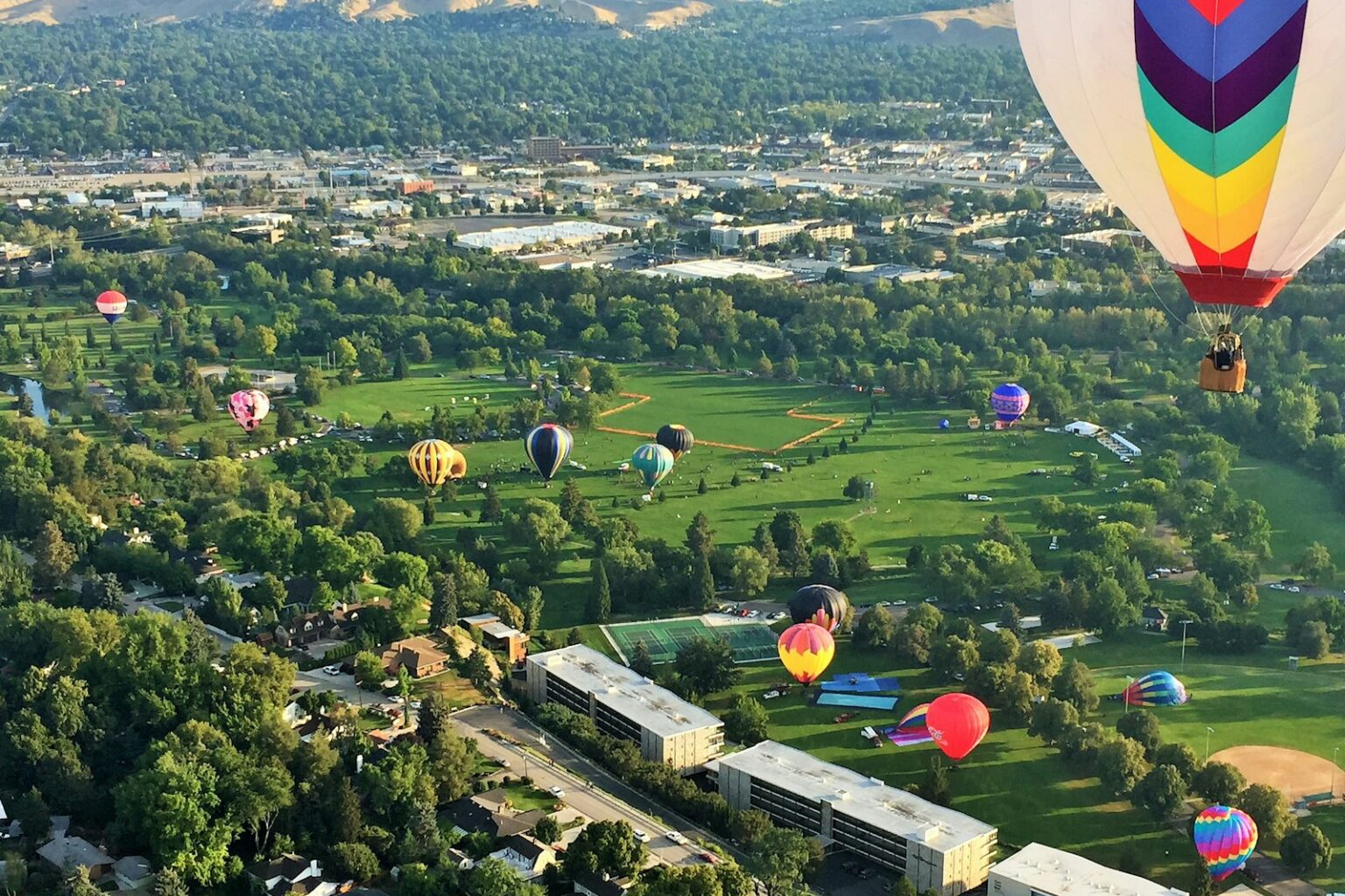 Residential neighborhood in Boise, Idaho with rental homes managed by AIM Property Management
